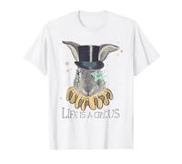 Das Leben ist EIN Zirkus Lapchen Zylinder Hut Zauberer Fun T-Shirt