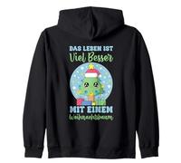 Das Leben Ist Viel Besser Mit Einem Weihnachtsbaum Noël Sweat à Capuche