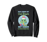 Das Leben Ist Viel Besser Mit Einem Weihnachtsbaum Noël Sweatshirt