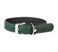 Das Lederband Collier de Chien Vancouver Chasse Vert/Noir , Divers Tailles, Neuf