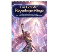 Das Licht der Regenbogenklinge (Wandkalender 2027 DIN A2 hoch), CALVENDO Monatskalender: Im Banne der lebenden Maske: Die Schicksalsreise einer kosmischen Kriegerin