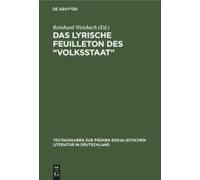 Das Lyrische Feuilleton Des "Volksstaat