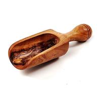 das Olivenholzbrett Cuillères à Mesurer, Pelle àÉpice en Bois D'Olivier - 18cm