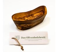 das Olivenholzbrett Olivenholz-Schale, Baguette Coque, Oblong Coupe Naturelle Ab 20cm - 20cm