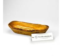 das Olivenholzbrett Olivenholz-Schale, Baguette Coque, Oblong Coupe Naturelle Ab 20cm - Marron, 30cm