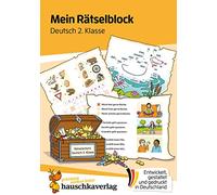 Das ratselbuch fur die grundschule - t682 - mein ratselblock deutsch 2. klasse - a5-ubungsblock