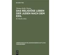 Das Religiöse Leben Der Juden Nach Dem Exil