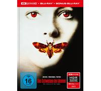 Das Schweigen der Lämmer – 4K Ultra HD + Blu-ray + Bonus-Blu-ray – Mediabook limité Cover A