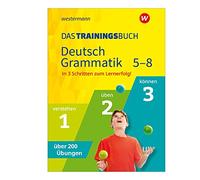 Das Trainingsbuch. Deutsch Grammatik 5-8: Ausgabe 2021