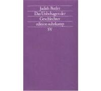 Das Unbehagen der Geschlechter Butler, Judith (Auteur)