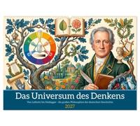 Das Universum des Denkens (Wandkalender 2027 DIN A2 quer), CALVENDO Monatskalender: Eine Reise durch die großen Gedanken der deutschen Philosophie