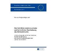 Das Verhältnis Zwischen Privater Und Behördlicher Durchsetzung Des Eu-Kartellrechts