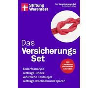 Das Versicherungs-Set: Bedarfsanalyse, Vertrags-Check, zahlreiche Testsieger, Verträge wechseln und sparen | Mit Checklisten und Musterschreiben