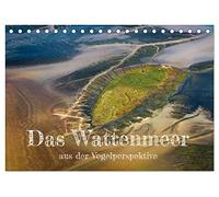 Das Wattenmeer aus der Vogelperspektive (Tischkalender 2026 DIN A5 quer), CALVENDO Monatskalender: Aus der Vogelperspektive zeigt das Watt seine ganze ... mit außergewöhnlichen Farben und Strukturen
