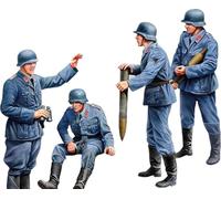 DAS WERK - German Wwii 8,8cm Flak Crewmaquette Figurine German Wwii 8,8cm Flak Crew |das Werk|35038| 1:35 Maquette Char Promo Figurine Miniature