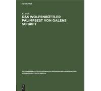 Das Wolfenbüttler Palimpsest Von Galens Schrift
