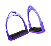 Dasbsug 1 paire d'étriers d'équitation pour selles antidérapantes et pédales, ensemble professionnel en aluminium antirouille