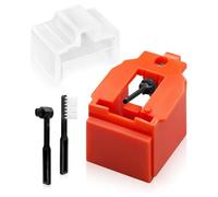 Dasbsug Aiguille diamant pour tourne-disque avec brosse de nettoyage, phonographe, partie d'entretien, aiguille pour tourne-disque