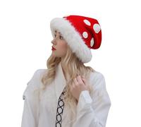 Dasbsug Chapeau champignon à pois créatif pour cosplay, événement et chaleur hivernale pour femmes et adolescentes, tous champignons assortis chauds et souples