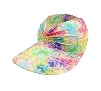 Dasbsug Chapeau élégant imprimé léopard pour femme - Séchage rapide - Réglable - Pour sports de plage en plein air - Imperméable - Chapeau de soleil, Vert fruit rose rouge, Taille unique