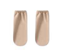 Dasbsug Chaussettes de nuit en polaire corail doux pour femmes, personnes âgées et nouvelles mères, chaudes d'hiver, chaussettes thermiques en peluche épaisse, kaki, Taille unique