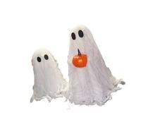 Dasbsug Décoration de manifestation obscurcie en polystyrène immunitaire contre les intempéries et la substance du plan de travail hanté Ensemble de décoration de fête d'Halloween