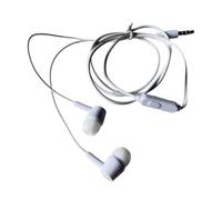 Dasbsug Écouteurs intra-auriculaires antidérapants avec port de 3,5 mm pour appareils mobiles, ordinateurs portables, écouteurs filaires avec microphone
