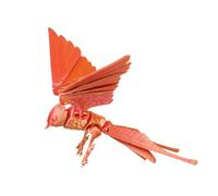 Dasbsug Figurine d'hirondelle articulée flexible imprimée réaliste pour la maison ou le bureau pour les amoureux des animaux domestiques Figurines d'hirondelle réalistes sans poils