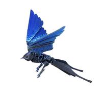 Dasbsug Figurine d'hirondelle articulée flexible imprimée réaliste pour la maison ou le bureau pour les amoureux des animaux domestiques Figurines d'hirondelle réalistes sans poils