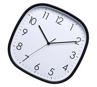 Dasbsug Horloge murale analogique au design carré moderne, 30,5 cm, mouvement silencieux, silencieux, pour salon, chambre à coucher, décoration cadeau, horloge à mouvement silencieux