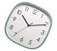 Dasbsug Horloge murale analogique au design carré moderne, 30,5 cm, mouvement silencieux, silencieux, pour salon, chambre à coucher, décoration cadeau, horloge à mouvement silencieux
