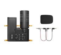 Dasbsug IVM Microphone de studio pour créateurs léger pour la portabilité équipé d'un pare-brise pour des enregistrements clairs, microphone de blogueur vidéo