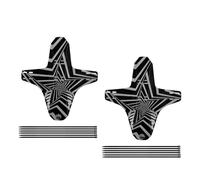 Dasbsug Lot de 2 garde-boue portables pour vélo de route et VTT - Couverture étendue - Accessoires de roue - Garde-boue régulables