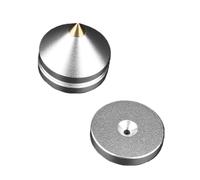 Dasbsug Lot de 3 pieds anti-vibrations pour équipement, base en alliage et options de couleur, pointes anti-vibrations pour haut-parleur