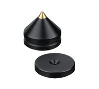 Dasbsug Lot de 3 pieds anti-vibrations pour équipement, base en alliage et options de couleur, pointes anti-vibrations pour haut-parleur