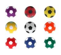 Dasbsug Lot de 9 balles de football de 36 mm - Jeu officiel de table - Petit accessoire de football de table