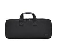 Dasbsug Organisateurs de claviers de voyage avec mousse absorbant les chocs et poches intérieures pour accessoires électroniques Étui de protection pour claviers, Noir , L, Beauté de masse