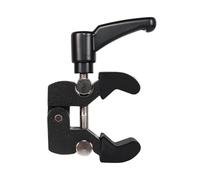 Dasbsug Pince réglable pour appareil photo avec coussinet en silicone filetage 1/4 3/8 pour divers équipements de stabilité, montage fileté