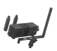 Dasbsug Pompes submersibles USB pour aquariums avec éponges, filtre cascade, flux d'oxygénation régulables pour poissons, crevettes, tortues, flux d'air régulables, pompes d'aquariums