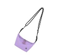 Dasbsug Sac à bandoulière résistant à l'usure pour tous les jours, sangle réglable, sac à bandoulière décontracté pour université, campus ou voyage d'affaires, sac de travail fonctionnel, violet, One
