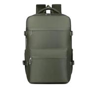 Dasbsug Sac à dos de voyage extensible avec technologie de compression sous vide, tissu Oxford résistant à l'eau pour un emballage efficace sous vide, organiseur de bagages, vert militaire