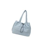 Dasbsug Sac à main matelassé pour aisselles de grande capacité pour femme et fille avec poignée sur le dessus, sac à main matelassé aux aisselles pour femme et fille, bleu clair, One Size