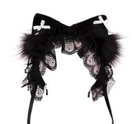 Dasbsug Serre-tête oreilles de chat en peluche - Design réglable - Accessoire essentiel pour costume - Cosplay - Tenue d'Halloween - Bandeau élégant avec oreilles de chat pour jeu de rôle