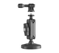 Dasbsug Support de caméra de base en alliage d'aluminium avec bras de serrage de 6,35 mm à tête sphérique pour une stabilité sportive extrême, support de bras en métal étanche pour sports d'aventure