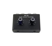 Dasbsug Uprgades Régulateur de volume sonore 3,5 mm en métal Contrôleur de son en ligne Manager Plug & Play Boutons Adaptateur casque