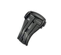 DASEB Boucle de montre déployante pointue 18 mm 20 mm pour Omega bracelet en cuir caoutchouc noir or rose fermoir papillon en acier inoxydable, 20 mm, Agate