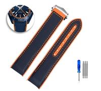 DASEB Bracelet de montre en nylon pour Omega Seahorse 215.32 OCEAN Universe Super 600 America Cup Limited Edition toile bracelet de montre étanche 22 mm 20 mm(H,22mm)
