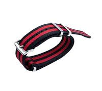 DASEB Bracelet de montre souple résistant à la sueur, 20mm, toile Nylon, accessoires de montre adaptés au bracelet OMEGA pour Speedmaster 300 AT150 AQUA TERRA Belt(E,21MM)