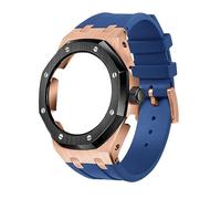 DASEB La quatrième génération de lunette entièrement en métal + bracelet en caoutchouc fluoré, convient pour GA2100/GA-2110 pièces de rechange pour homme/femme GA2100/GA-2110 mise à niveau, taille