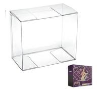 Dasellfa Boîte de Protection pour se Protéger Display Compatible Pokemon ETB Paquet de 5, Protection Carte Compatible Pokemon, Transparent, Imperméable, Anti-Poussière, PVC, 19.2×16.8×9.1cm